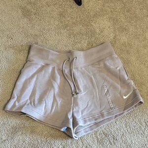 Nike Women's Athletic Shorts in Light Gray